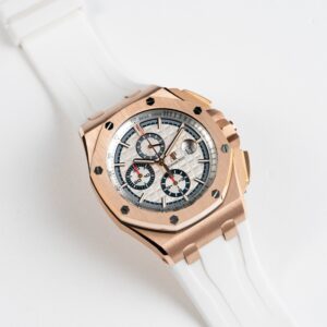 Audemars Piguet Royal Oak Offshore 26408OR.OO.A010CA.01.99 Chronograph 'Summer Byblos Edition' Rose Gold White Dial Limited Edition