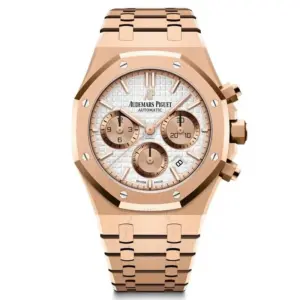 Audemars Piguet Royal Oak 26315OR.OO.1256OR.01 Chronograph Rose Gold Silver Dial (2020)