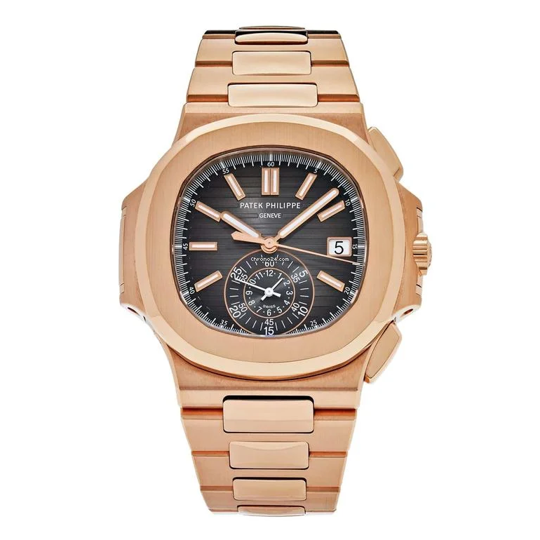 Patek Philippe Nautilus Chronograph Date Rose Gold  Men's Watch 5980/1R-001