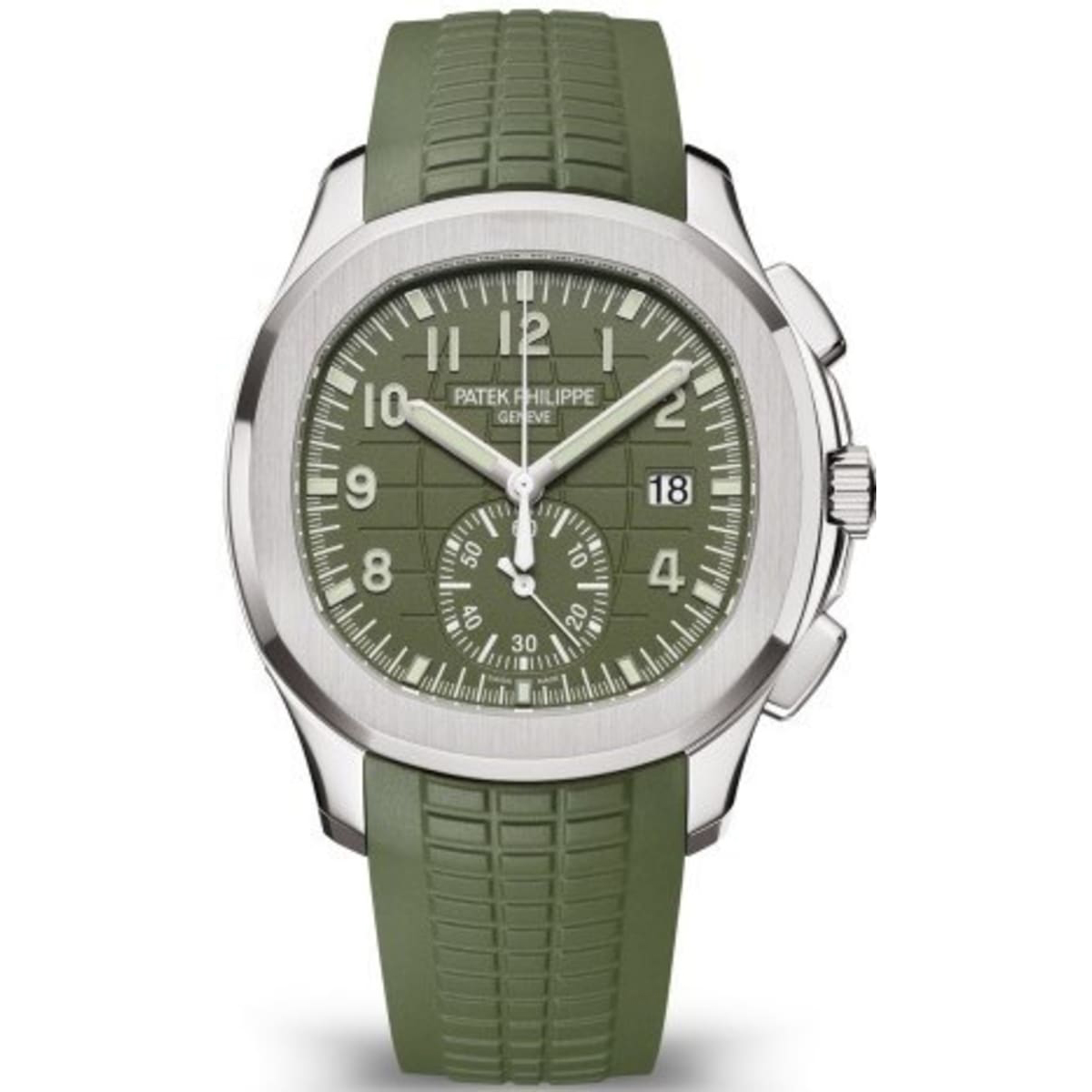 Patek Philippe Aquanaut Green Dial Composite Strap Men's Watch 5968G-010