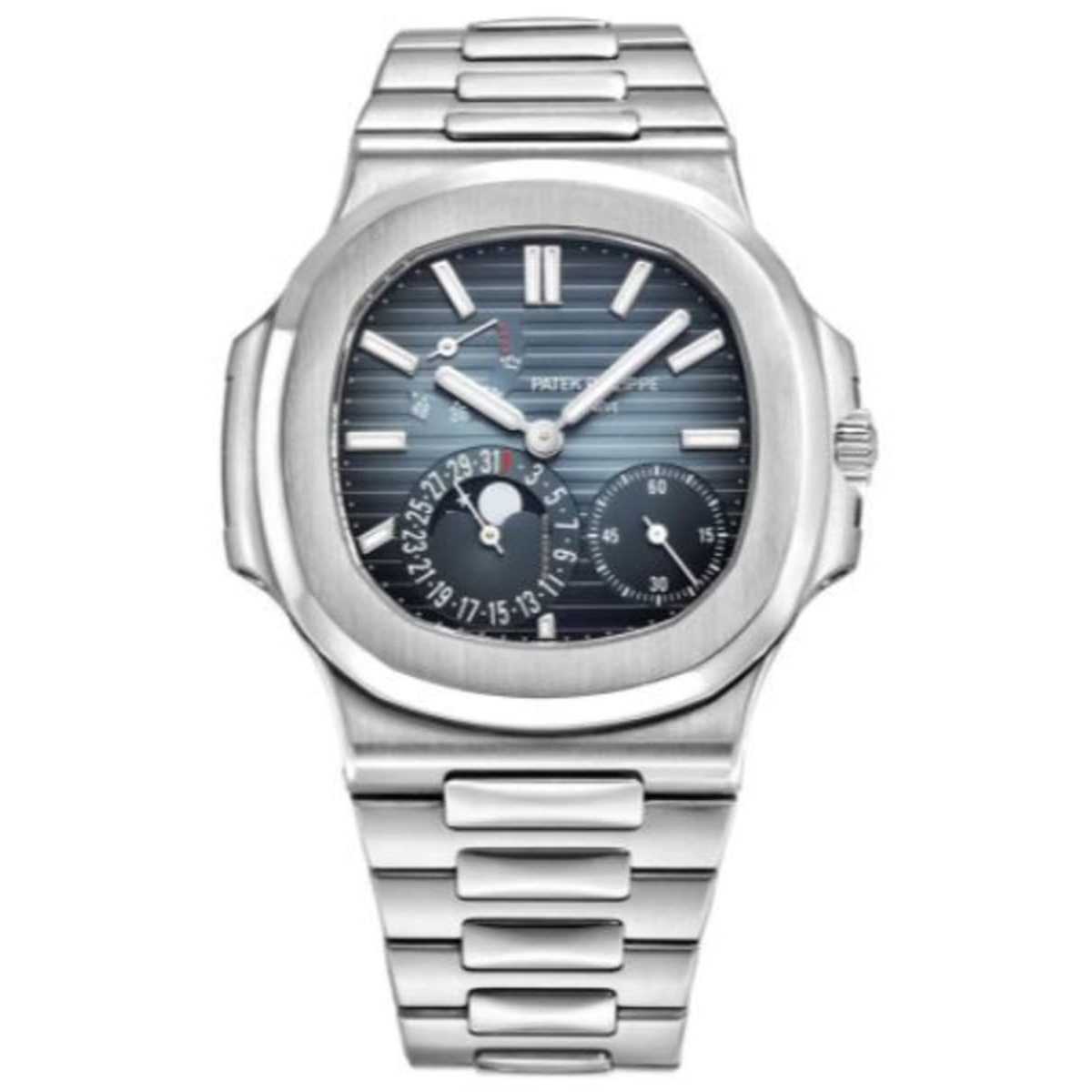 Patek Philippe Nautilus Blue Dial Steel Men's Watch 5712/1A-001