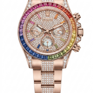 Cosmograph Daytona Chronograph Automatic Rainbow Pave Watch