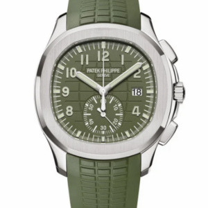 Patek Philippe Aquanaut Green Dial Composite Strap Men's Watch 5968G-010