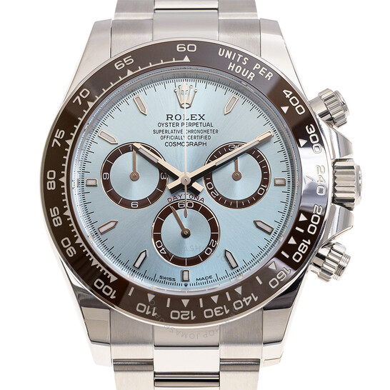 Cosmograph Daytona Chronograph Automatic Chronometer Ice-Blue Dial Men's Watch