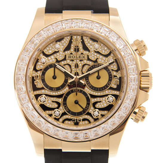 Cosmograph Daytona Eye of the Tiger Chronograph Automatic Chronometer Diamond Men's Watch