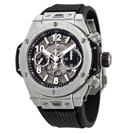 Big Bang Unico Chronograph Matte Black (Skeleton Center) Dial Men's Watch