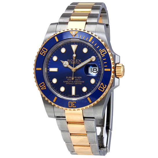 Submariner Automatic Chronometer Blue Dial Men's Watch
