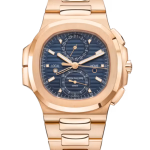 Patek Philippe Nautilus 5990/1R Travel Time Chronograph 2022 Blue Dial