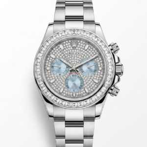 Rolex Daytona Diamond Pave Dial Platinum Watch 116576TBR
