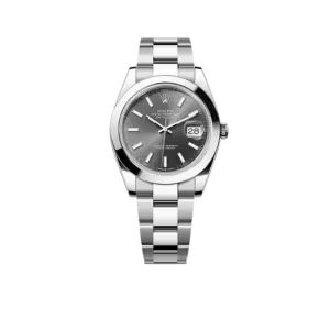 Rolex Datejust Oyster 41 mm Oystersteel Grey Dial 126300-0007