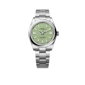 Rolex Oyster Perpetual 41mm Stainless Steel Pistachio Dial Men Watch 134300-0006 New 2025