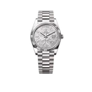 Rolex Day-Date 40 228239 White Gold Meteorite Diamond Dial