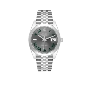 Rolex Datejust 41mm Wimbledon Dial Steel Mens Watch 126300