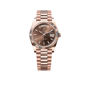 Rolex Day-Date 40mm Rose Gold Chocolate Dial m228235-0053