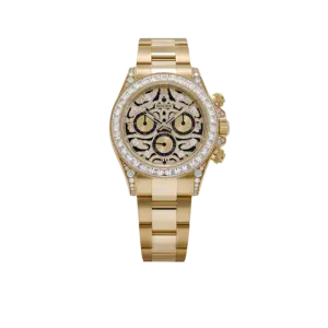 Rolex Daytona 'Eye of the Tiger' 116598TBR Yellow Gold Diamond Dial (Super Clone)