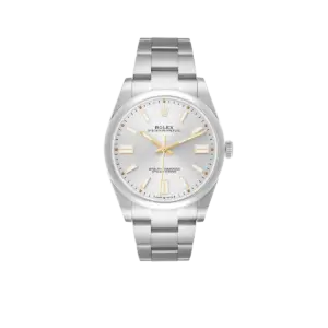 Rolex Oyster Perpetual 41mm Steel Silver Dial Mens Watch 124300