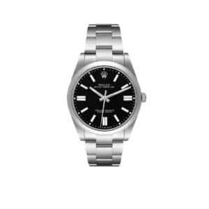Rolex Oyster Perpetual 41mm Black Dial Steel Mens Watch 124300