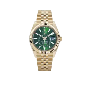 Rolex Sky-Dweller 42mm Yellow Gold Bright Green Dial Jubilee 336938 (2025)