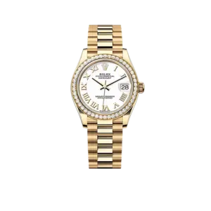 Rolex Datejust 31mm White Dial, 18kt Yellow Gold 278288