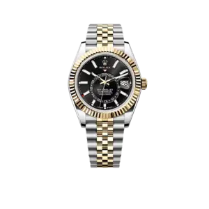 Rolex Sky-Dweller 42 mm Oyster, Oystersteel and Yellow Gold 336933 Bright Black
