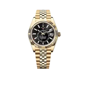 Rolex Sky-Dweller 42mm Oyster Yellow Gold 336938 Bright Black