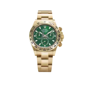 Rolex Daytona 40mm Yellow Gold John Mayer Green Dial Mens Watch 116508