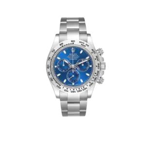 Rolex Daytona Blue Dial 40mmWhite Gold Chronograph Mens Watch 116509