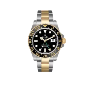 Rolex GMT Master II 40mm Steel Yellow Gold Mens Watch 116713