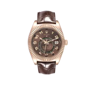 Rolex Sky-Dweller 42mm  Everose Chocolate Brown Dial Rose Gold Watch 326135