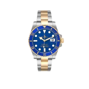 Rolex Submariner 40mm Steel Yellow Gold Blue Dial Bezel Mens Watch 116613
