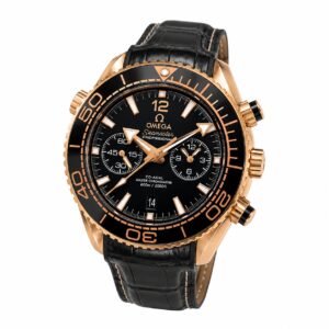 Omega Seamaster Planet Ocean Chronograph Automatic 18kt Sedna Gold Men's Watch 215.63.46.51.01.001 - Premium Vesion