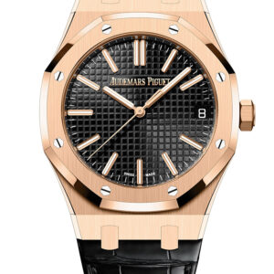 Royal Oak Selfwinding Pink Gold Black “Grande Tapisserie” Dial 15510OR.OO.D002CR.02